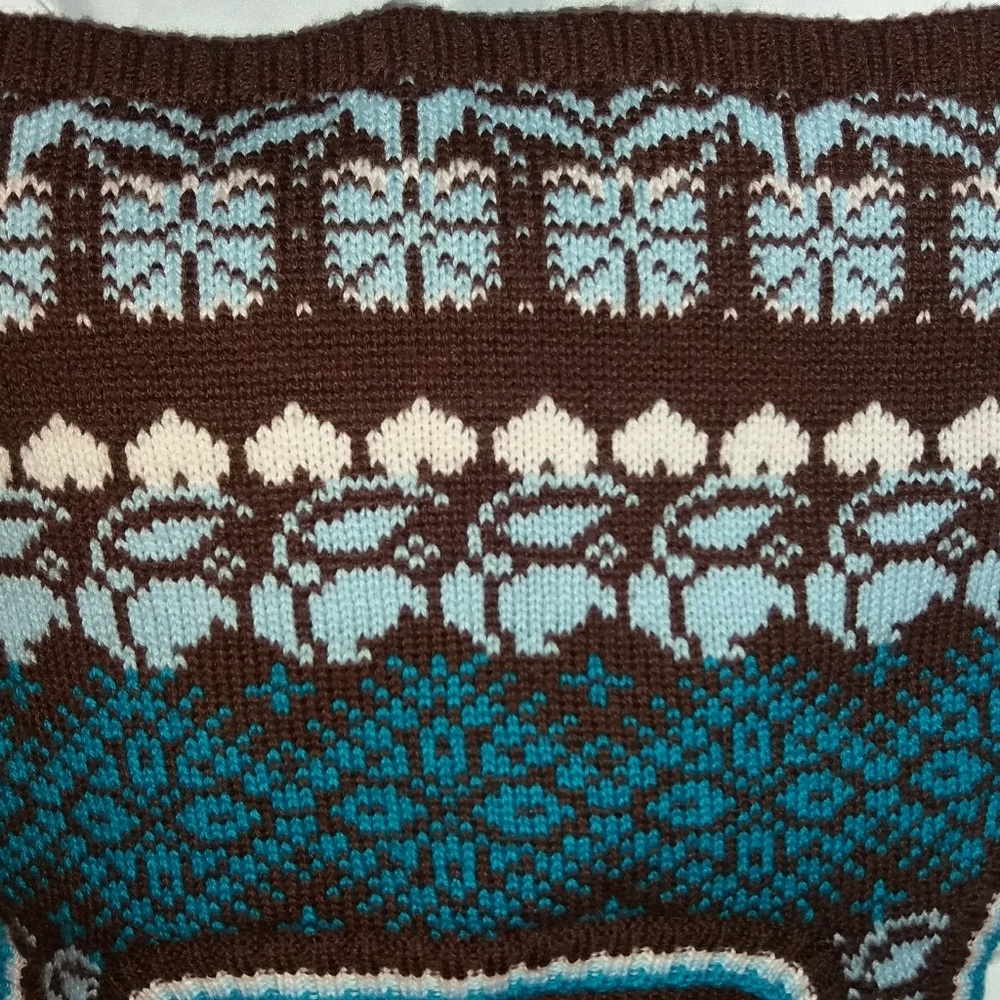 Moda International Cropped Multi Color Sweater - Picture 8 of 8
